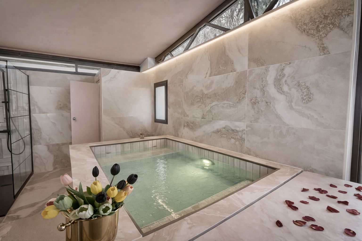 Piscina interior climatizada