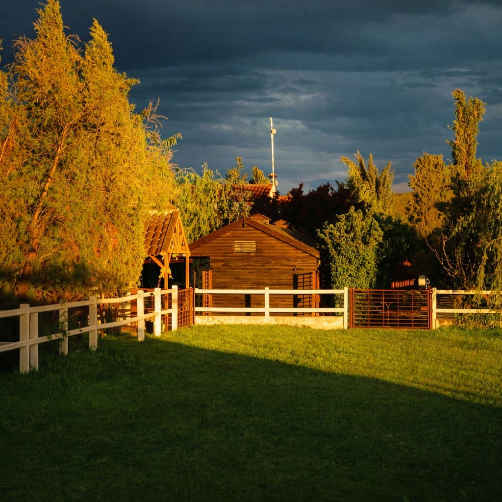Jardines y exteriores de la finca heart & ponie