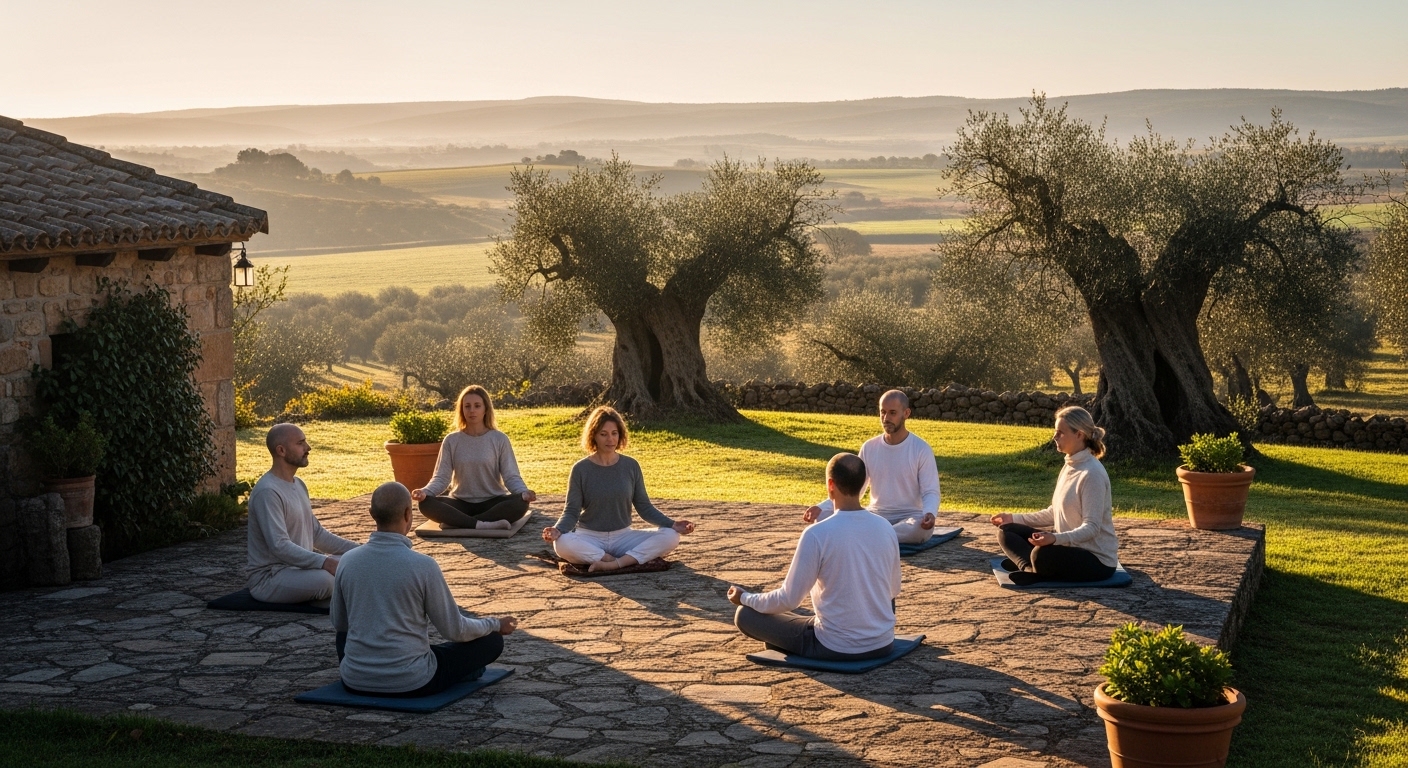 Retiro de meditación de fin de semana cerca de Madrid: espacio, silencio y campo de verdad